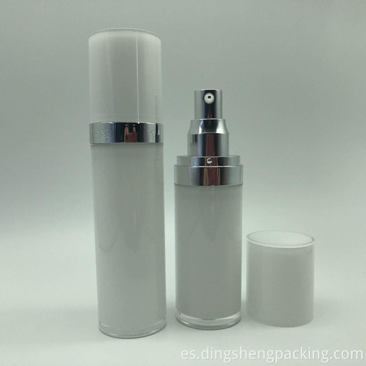 low moq Freshener bottle plastic acrylic cream bottle makeup packaging